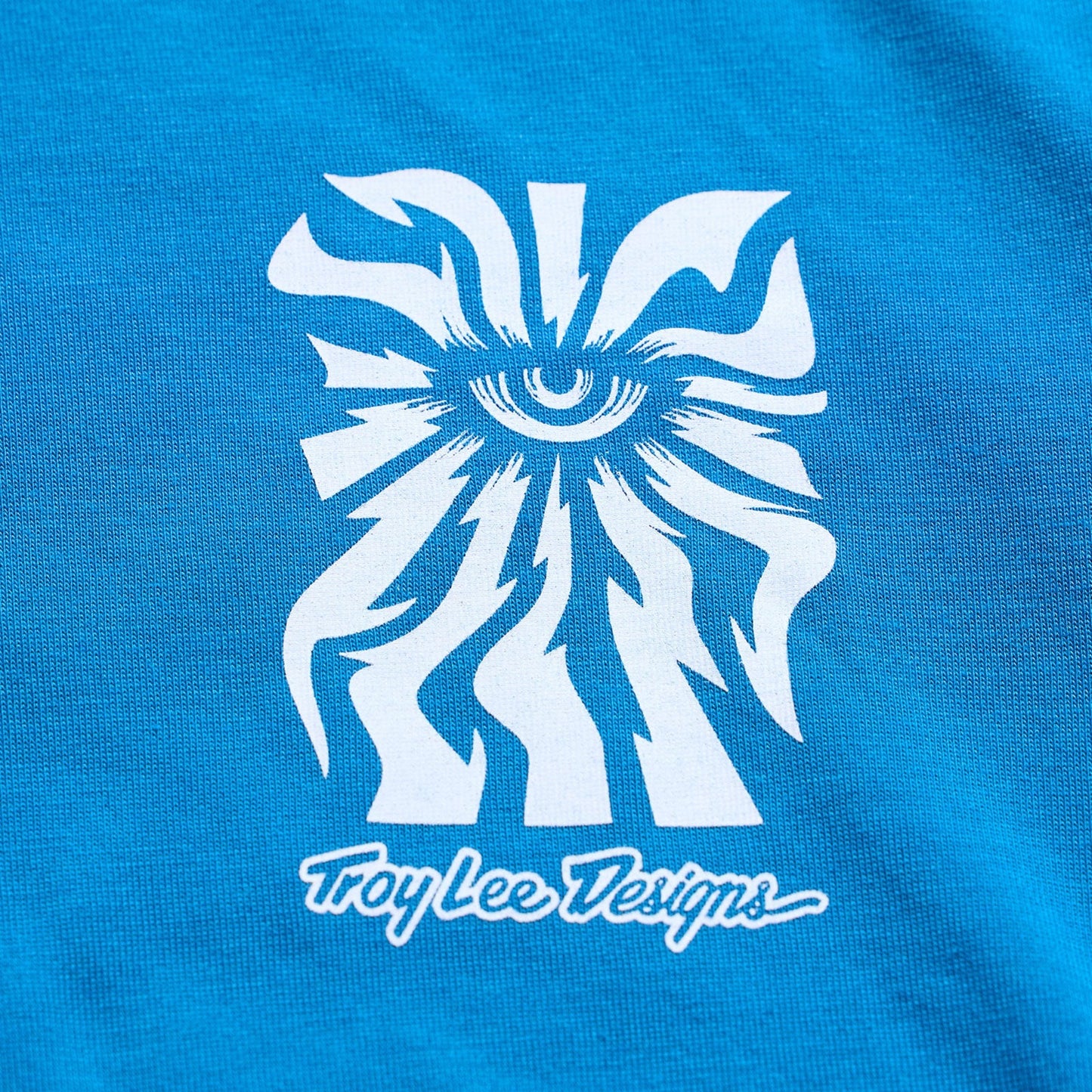 Maillot manga corta TROY LEE DESIGNS SKYLINE RIDE ONE EYE AERO Niño Azul