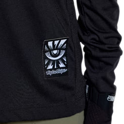 Maillot manga larga TROY LEE DESIGNS SKYLINE RIDE SIGNATURE Junior Negro/Verde