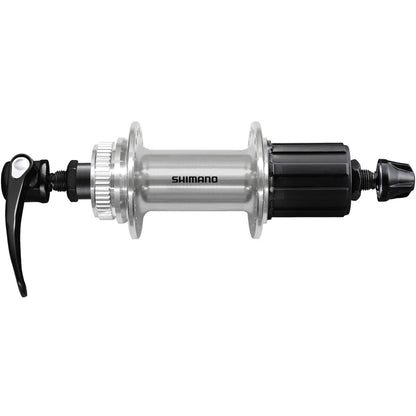 Buje Trasero SHIMANO FH-QC400 - Edición Polished Silver