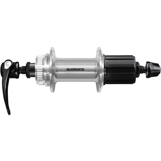 Buje Trasero SHIMANO FH-QC400 - Edición Polished Silver