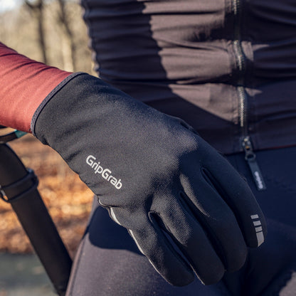 Guantes GRIPGRAB PACR CORTAVIENTOS DE PRIMAVERA Y OTOÑO negros