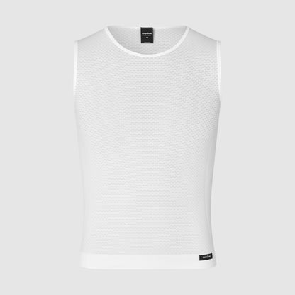 Camiseta interior sin mangas GRIPGRAB PACR VERANO SIN COSTURAS blanca