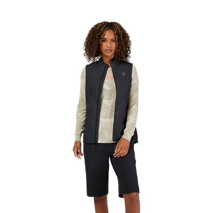 Chaleco FOX RANGER WIND de mujer negro 2026 - vista 3