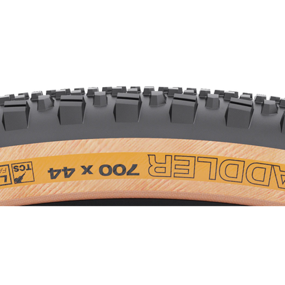 Neumático WTB RADDLER TCS LIGHT FAST ROLLING DUAL DNA SG2 700x44c Tubeless Ready Reforzado Beige
