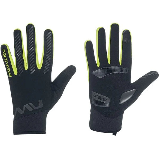 NORTHWAVE ACTIVE GEL Guantes Negro/Amarillo