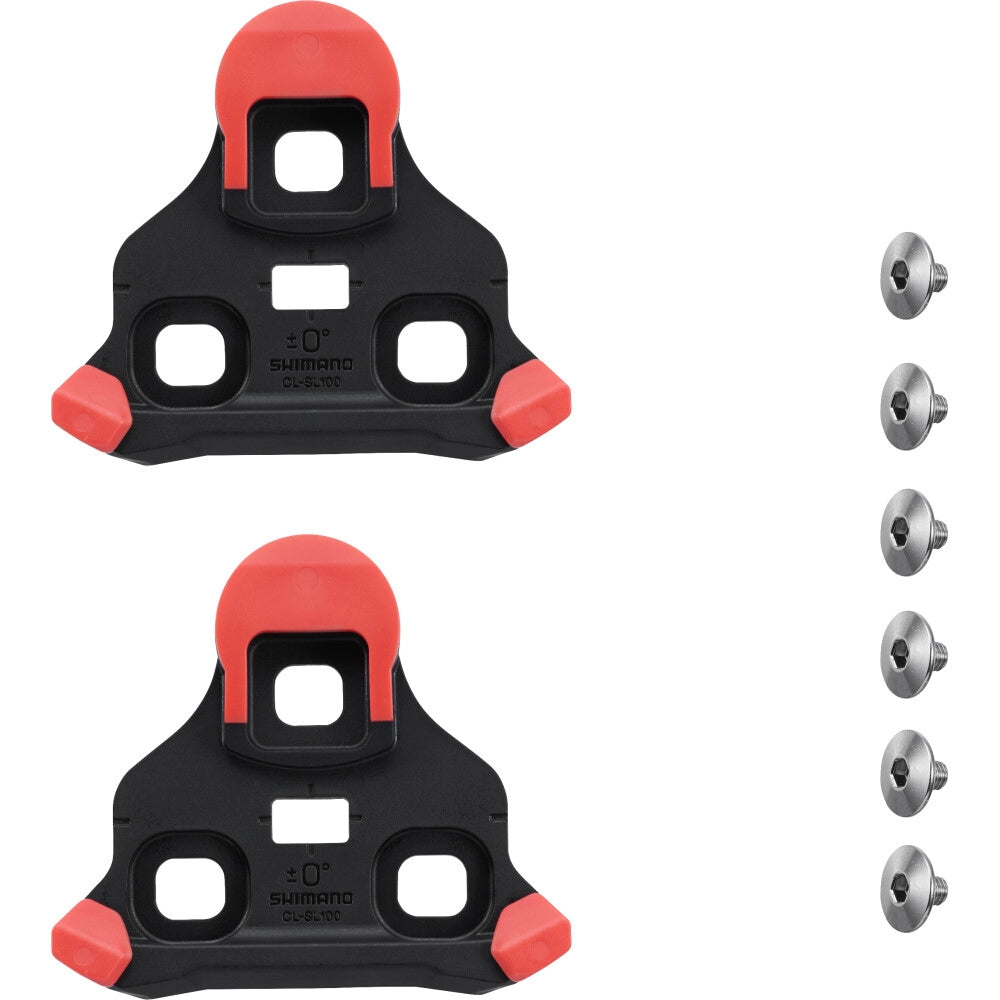 Kit Calas SHIMANO SPD-SLR Rojo 0° CL-SL100