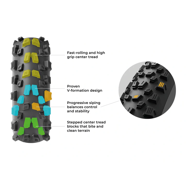 Neumático VITTORIA Agarro 29x2.6 Trail Graphene 2.0 Tubeless Ready Soft Black