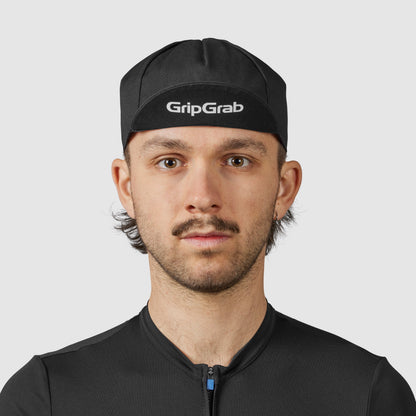 Gorra de ciclismo GRIPGRAB CLASSIC COTTON negra