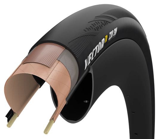 Pneu ZIPP GOODYEAR VECTOR R SW Tubeless Ready Noir
