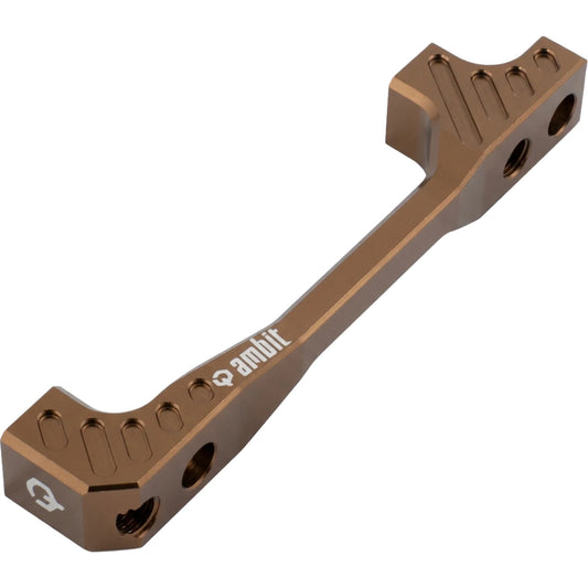 Adaptador de pinza de freno delantera/trasera PM/PM AMBIT +40 mm marrón