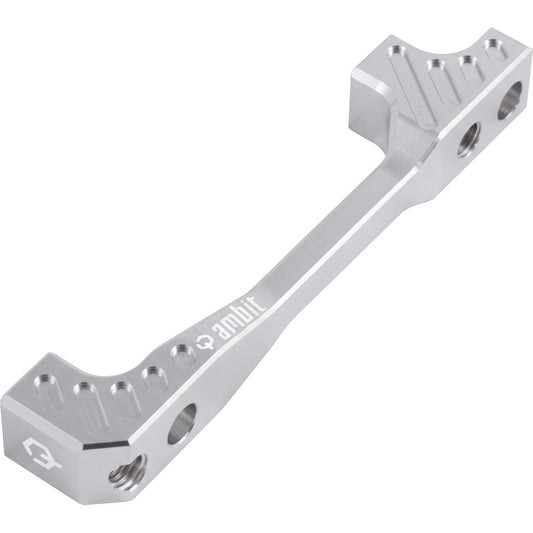 Adaptador de pinza de freno delantero / trasero PM/PM AMBIT +40 mm plateado