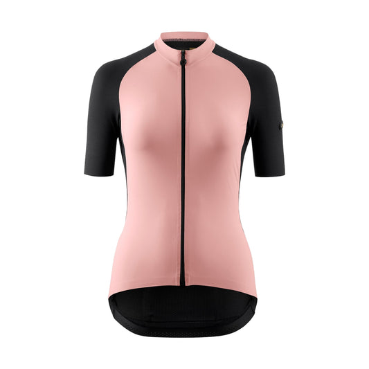 Maillot ASSOS UMA GTV C2 de mujer de manga corta rosa