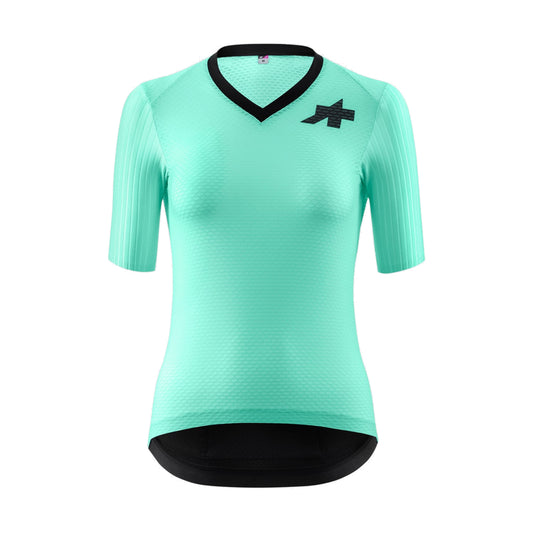 Maillot ASSOS DYORA RSV S11 de mujer de manga corta verde