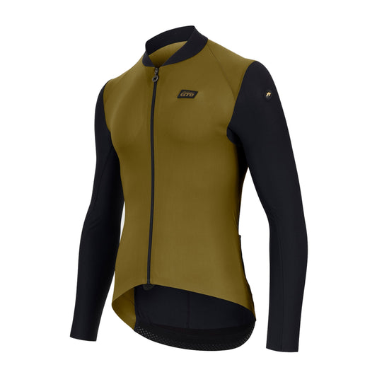 Maillot ASSOS MILLE GTO C2 de manga larga color ocre milenario