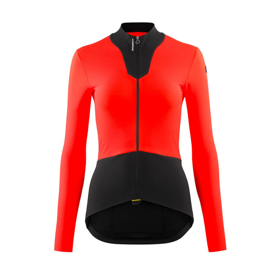 Maillot ASSOS DYORA R SPRING FALL S11 de manga larga para mujer rojo piruleta