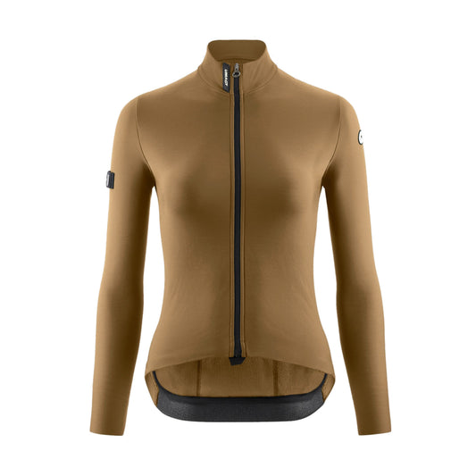 Maillot ASSOS UMA GT SPRING FALL C2 de manga larga para mujer color bronce ceniza