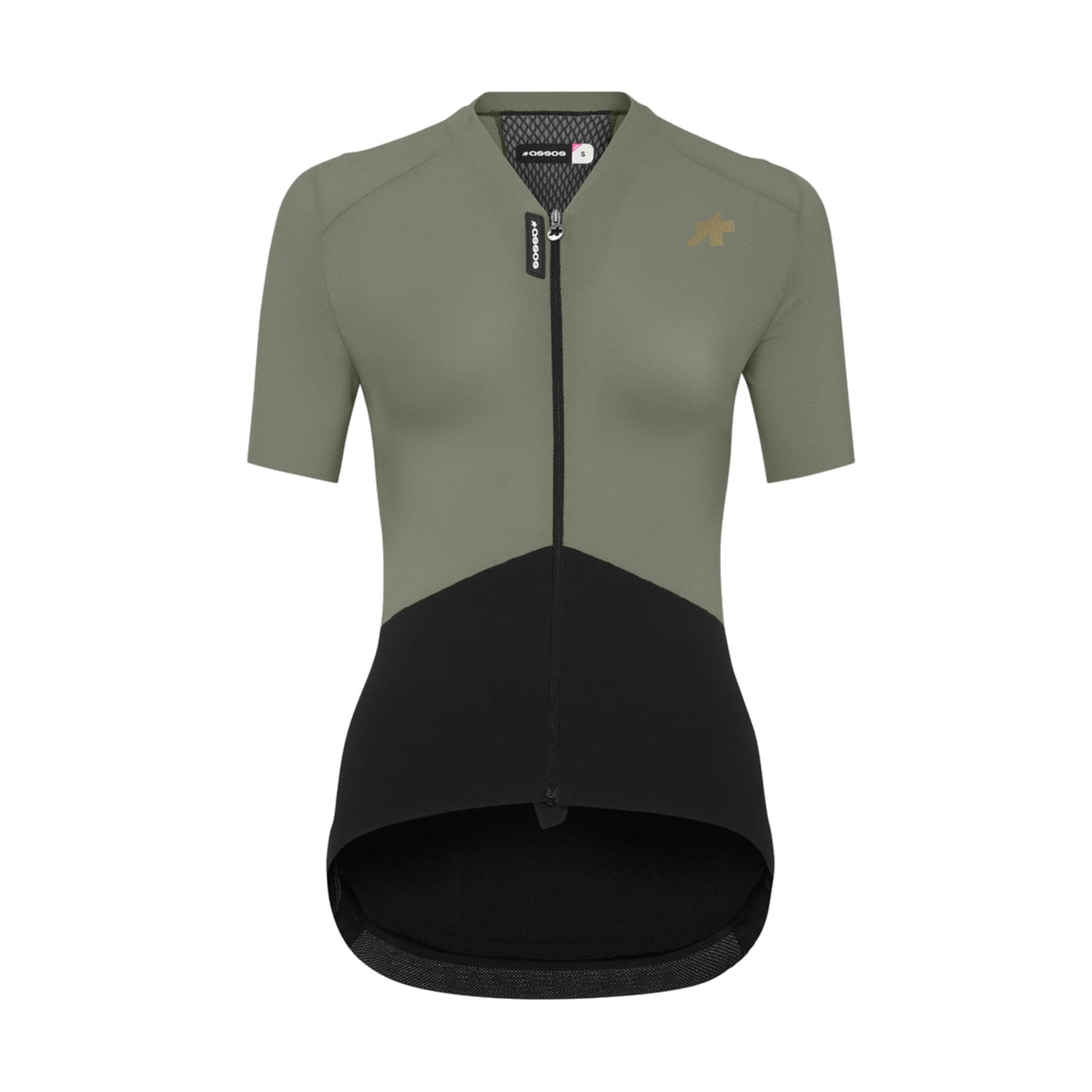 Maillot ASSOS UMA GTV S11 de manga corta para mujer verde
