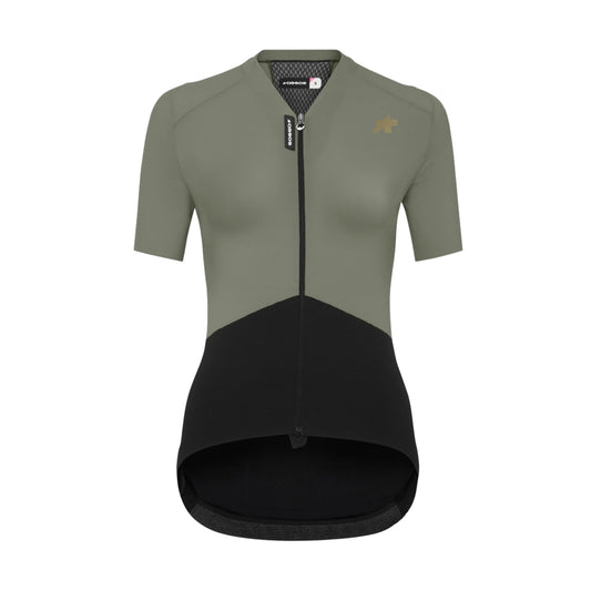 Maillot ASSOS UMA GTV S11 de manga corta para mujer verde