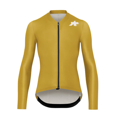Maillot de ciclismo ASSOS MILLE GT S11 EVO de manga larga, amarillo