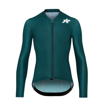 Maillot de ciclismo ASSOS MILLE GT S11 EVO de manga larga, azul petróleo