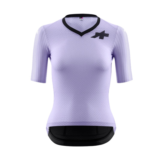 Maillot de ciclismo ASSOS DYORA RSV S11 de manga corta para mujer, lavanda