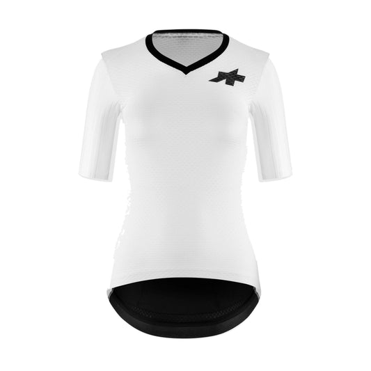 Maillot ASSOS DYORA RSV S11 de manga corta para mujer blanco