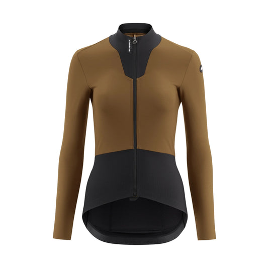 Maillot de ciclismo ASSOS DYORA R Primavera-Otoño S11 de manga larga para mujer, dorado Júpiter