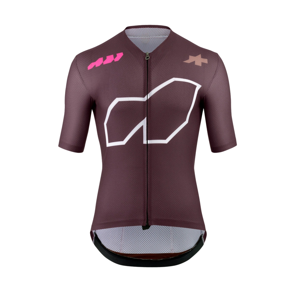 Maillot de ciclismo ASSOS EQUIPE R S11 Somos la A de manga corta, burdeos