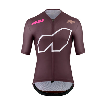 Maillot de ciclismo ASSOS EQUIPE R S11 Somos la A de manga corta, burdeos