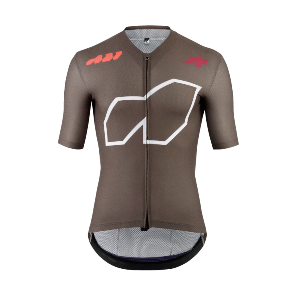 Maillot de ciclismo ASSOS EQUIPE R S11 Somos la A de manga corta, marrón