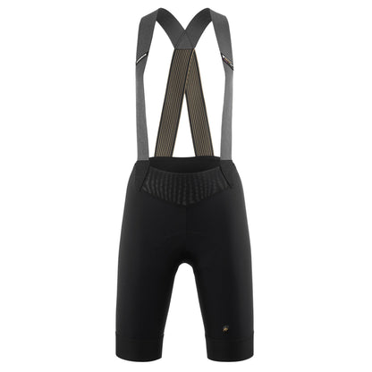 Culote corto con tirantes ASSOS UMA GTV C2 EVO para mujer, negro — fondo blanco, 2000 x 2000