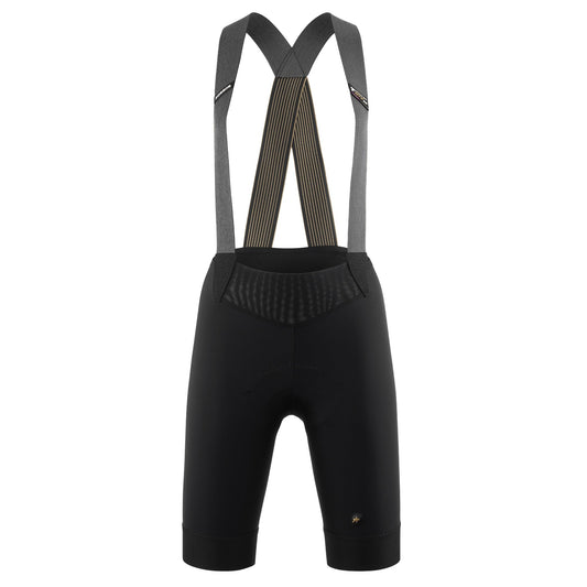 Culote corto con tirantes ASSOS UMA GTV C2 EVO para mujer, negro — fondo blanco, 2000 x 2000