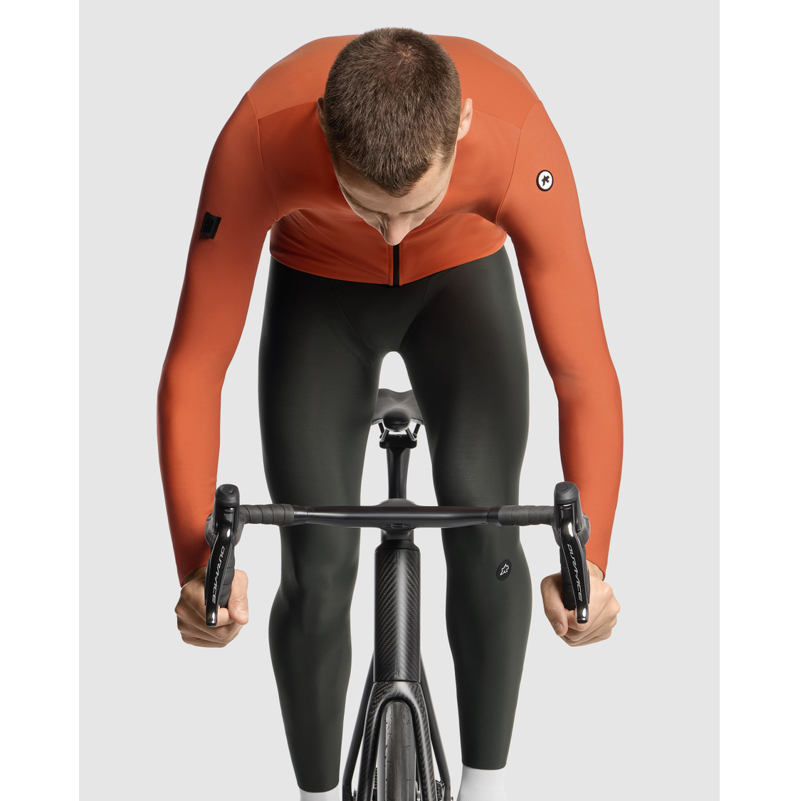 Maillot ASSOS MILLE GT Manga Larga C2 Marrón Óxido