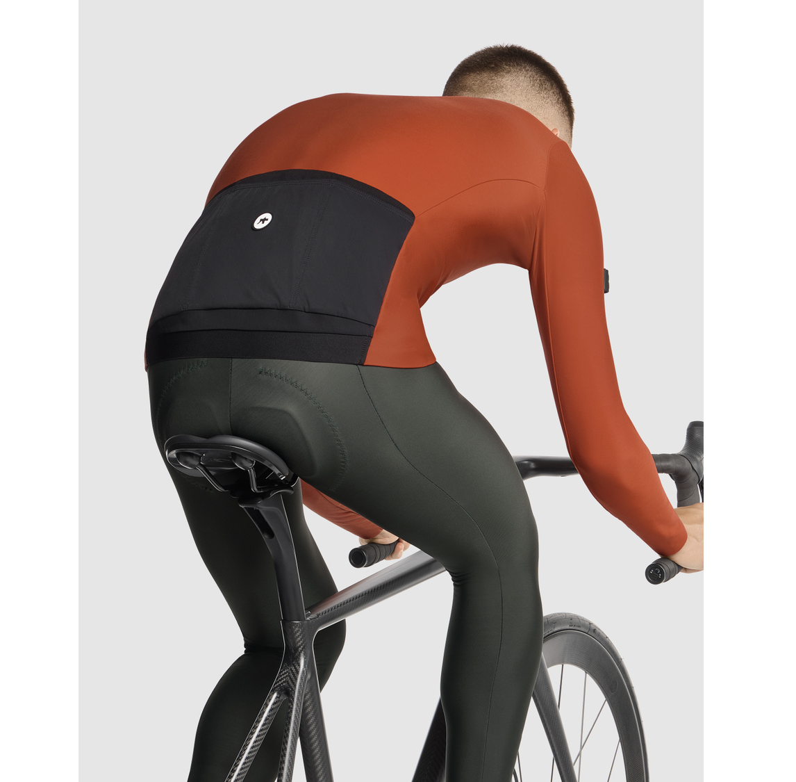 Maillot ASSOS MILLE GT Manga Larga C2 Marrón Óxido