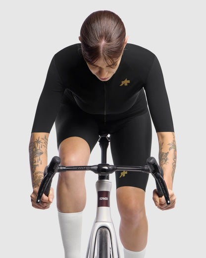Maillot ASSOS UMA GTV SHELL S11 Mangas Cortas Mujer Negro