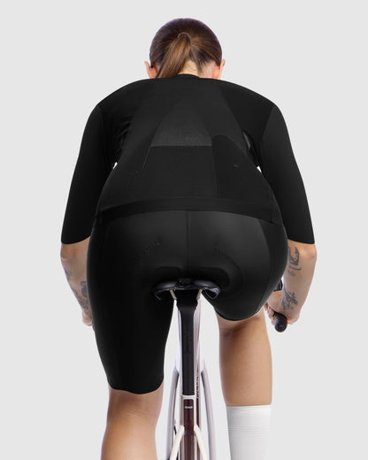 Maillot ASSOS UMA GTV SHELL S11 Mangas Cortas Mujer Negro