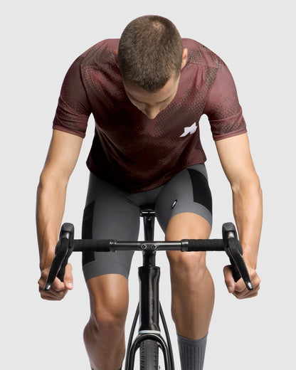 Maillot ASSOS TACTICA T5 MUD FLAGE Manga Corta Marrón