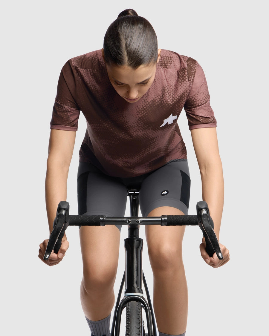 Maillot de manga corta ASSOS TACTICA T5 MUD PLAGE Marrón