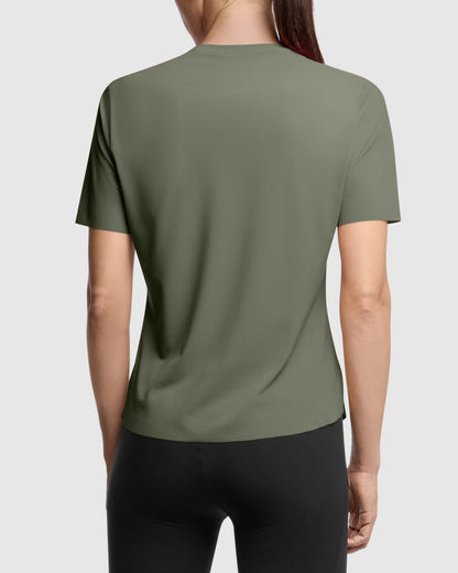 Maillot ASSOS TACTICA POST RIDE T5 Mangas Cortas Mujer Verde