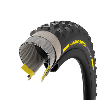 Cubierta PIRELLI SCORPION EMPEROR 29x2.40 Supersoft HardWall Tubeless Ready plegable negro/amarillo Team Edition