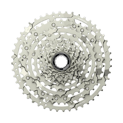Cassette 10V SHIMANO CUES CS-LG400 Linkglide - Edición Polish Silver
