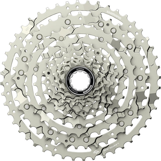 Cassette 10V SHIMANO CUES CS-LG400 Linkglide - Edición Polish Silver