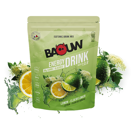 BAOUW ISOTONIC Bebida Energética (585g) Flor de Saúco Limón