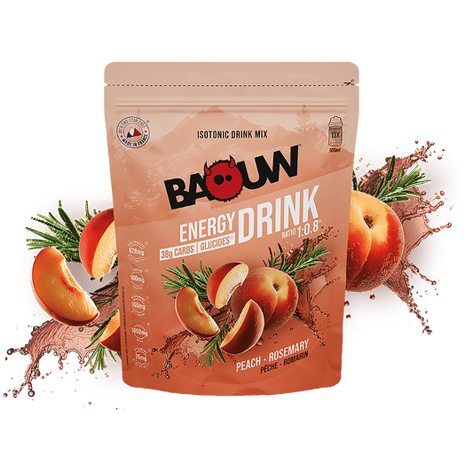 BAOUW ISOTONIC Bebida Energética (585g) Melocotón Romero
