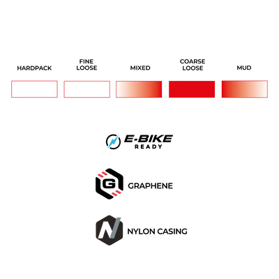 Neumático VITTORIA Barzo 27.5x2.25 XC Trail Graphene 2.0 Tubeless Ready Blando Negro