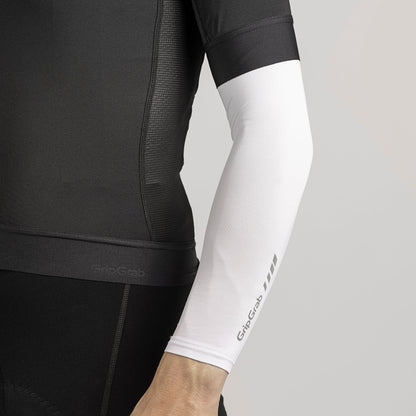 Manguitos GRIPGRAB UPF 50+ UV PROTECT Blanco