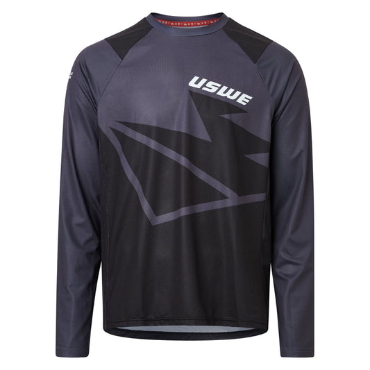 Maillot MTB USWE BERG Manga Larga Negro