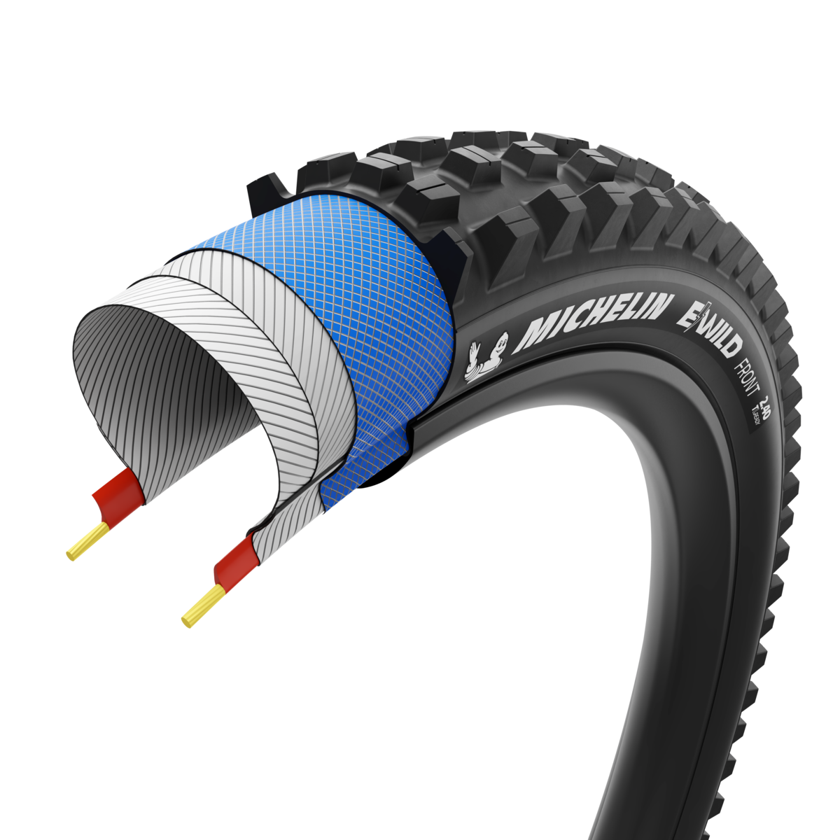 Neumático MICHELIN E-WILD FRONT Performance Line 29x2.40 Tubeless Ready Soft Black