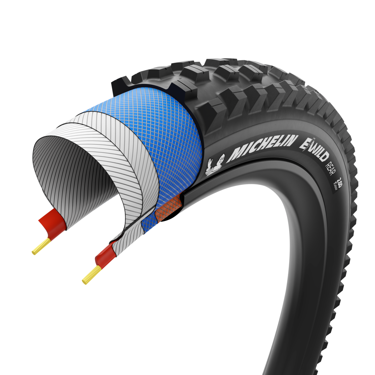 Neumático MICHELIN E-WILD REAR Performance Line 27.5x2.80 Tubeless Ready Soft Black