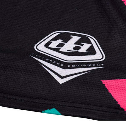 Camiseta TROY LEE DESIGNS SPRINT FULL PULL Mangas Largas Negro